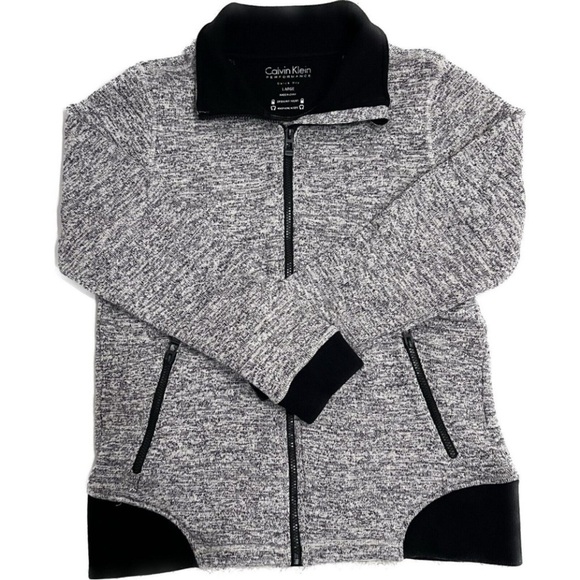 Calvin Klein Performance Jackets & Blazers - Calvin Klein Marbled Performance Women's Size medium   Black and Gray Jacket NWT